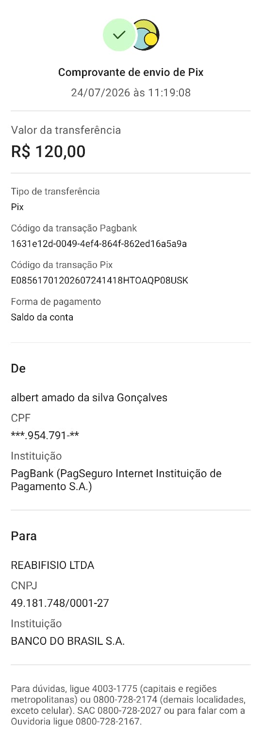 Comprovante PIX
