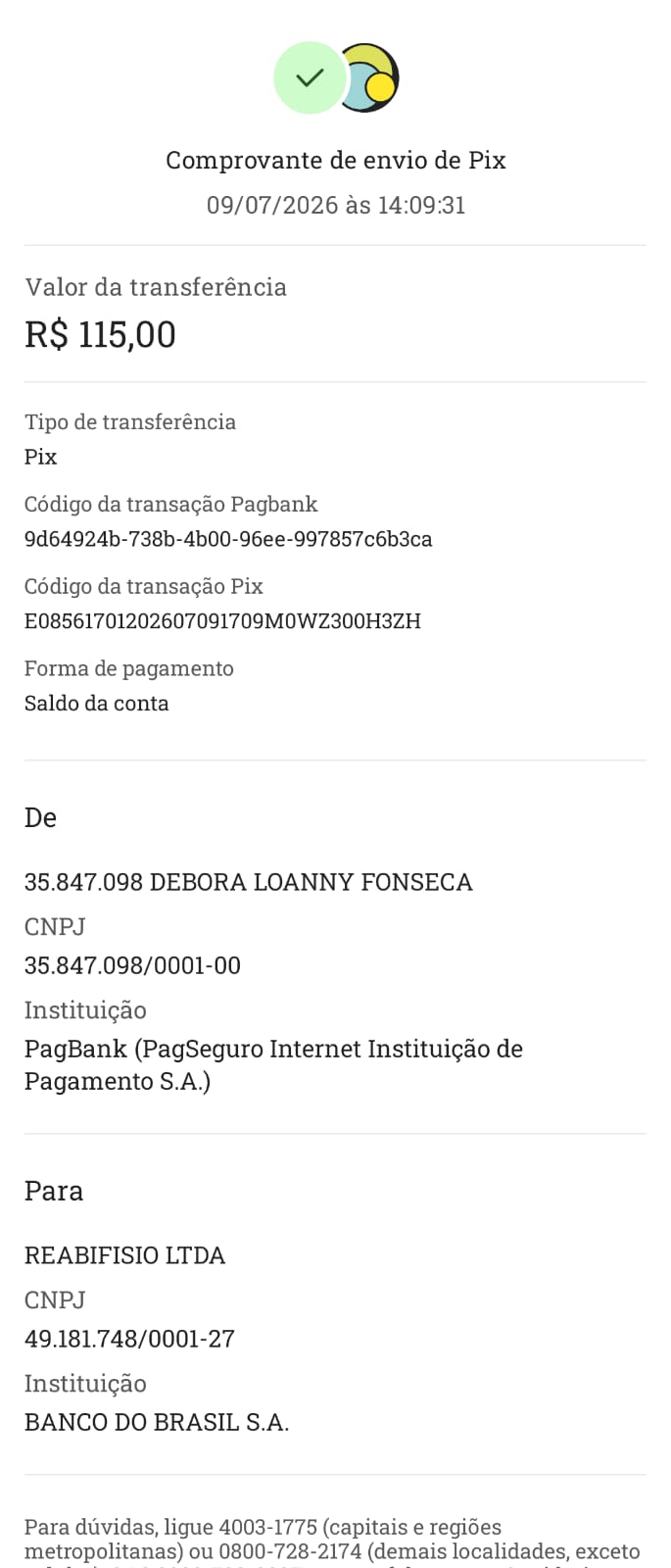 Comprovante PIX