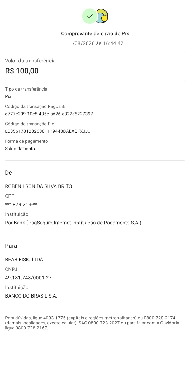Comprovante PIX