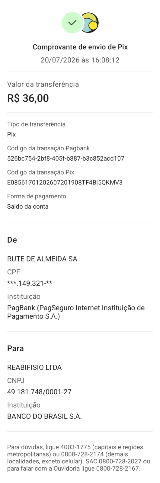 Comprovante PIX