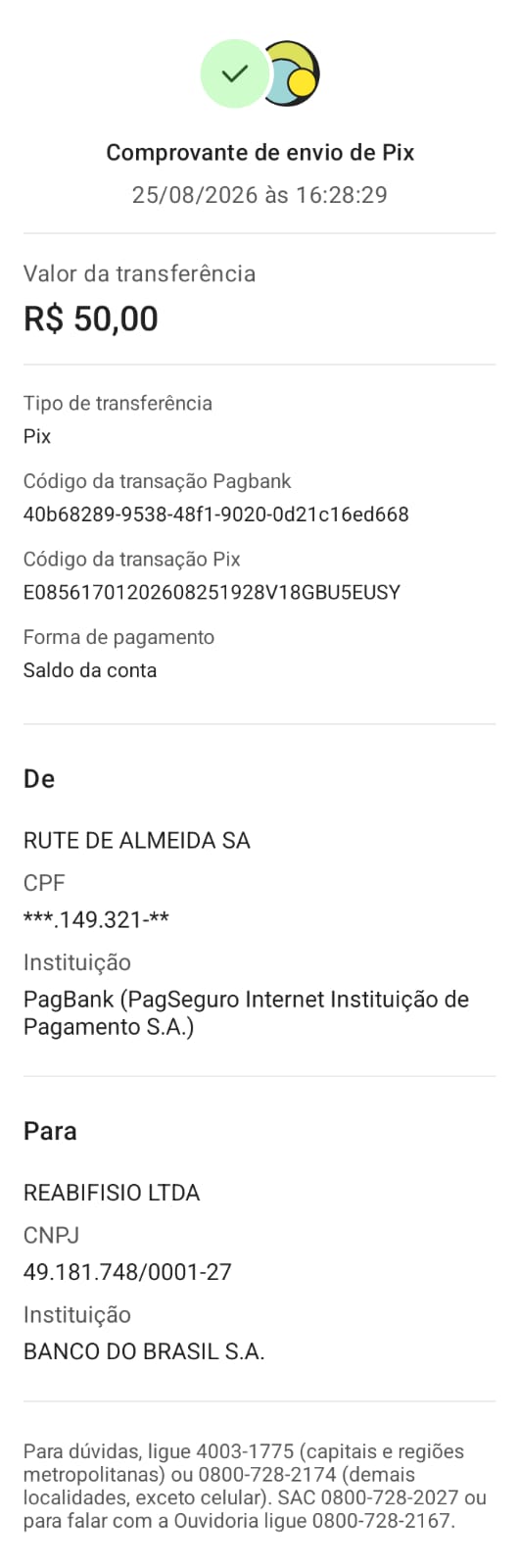 Comprovante PIX