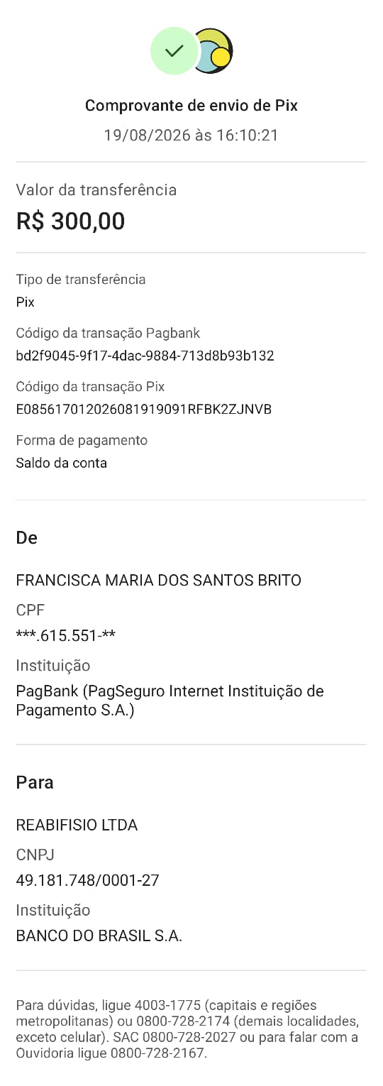 Comprovante PIX