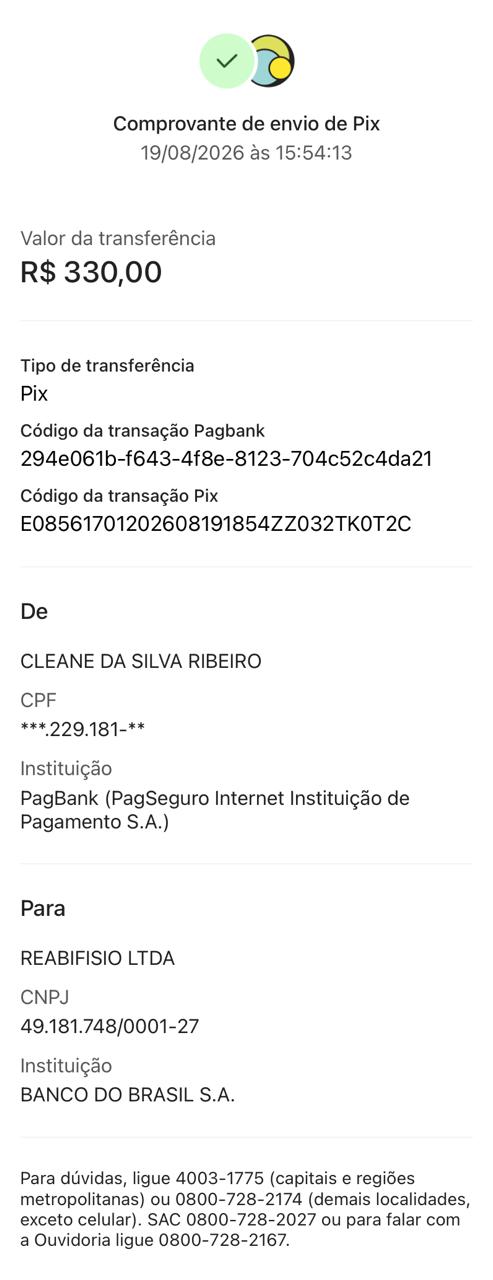 Comprovante PIX