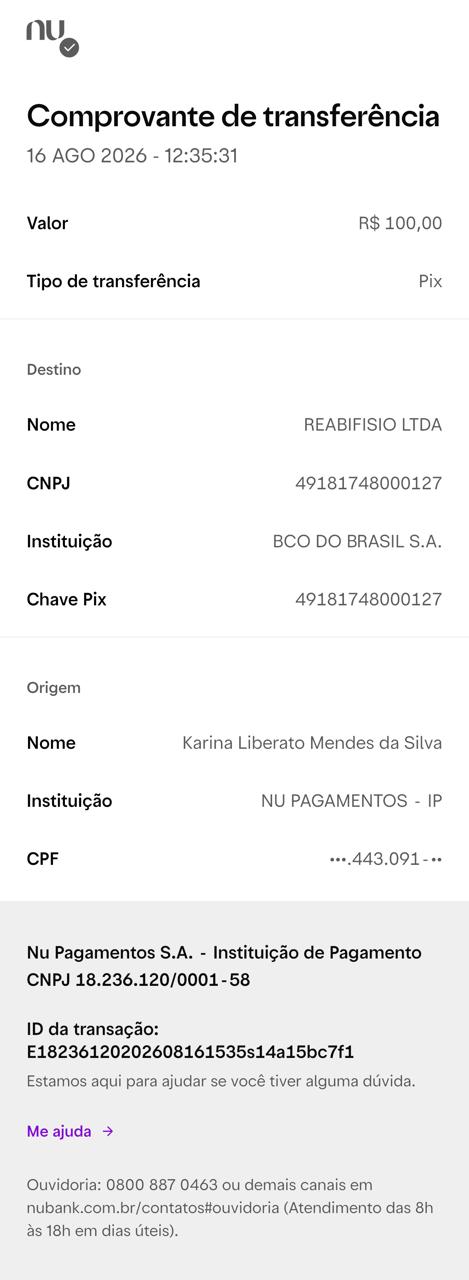 Comprovante PIX