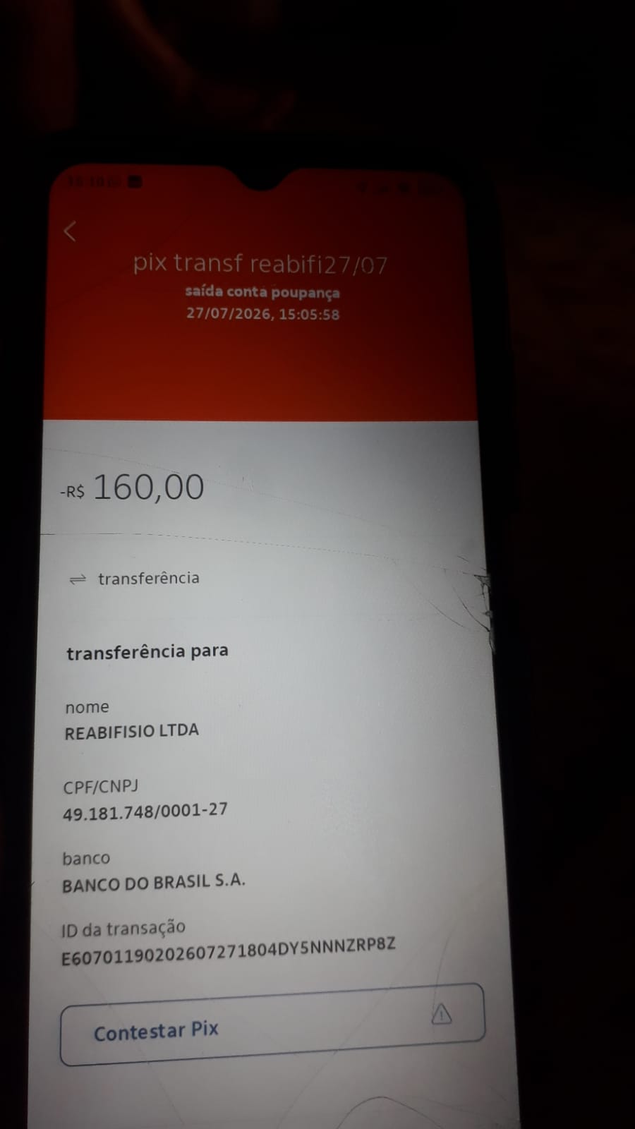 Comprovante PIX