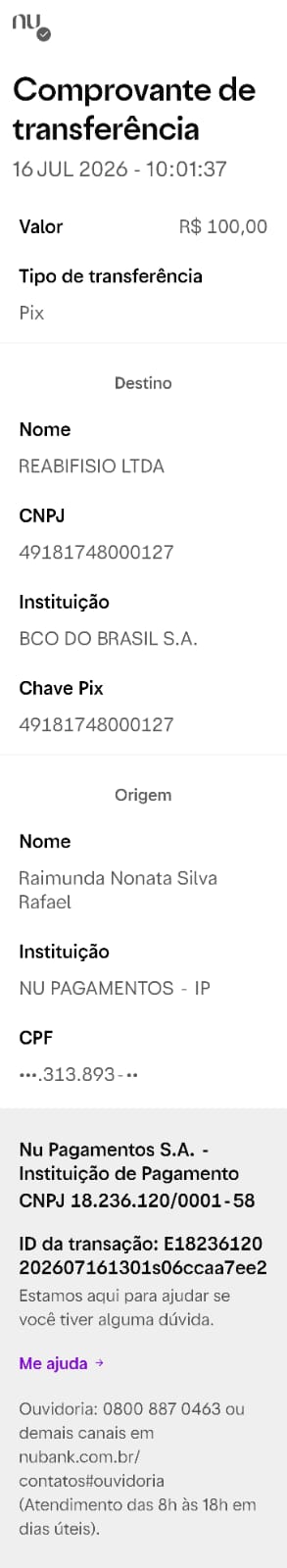 Comprovante PIX