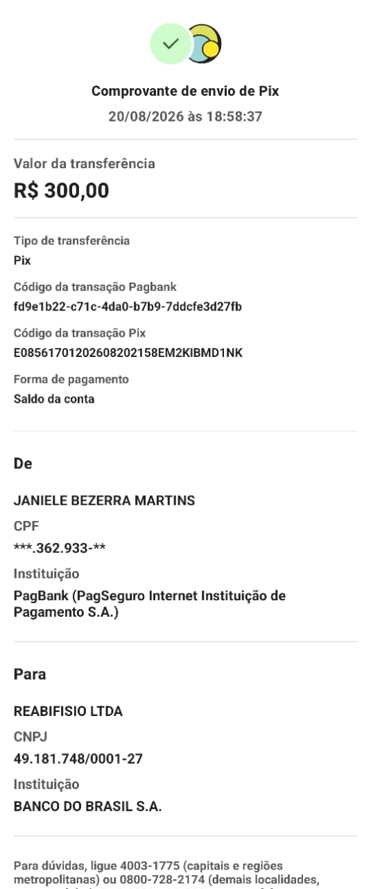 Comprovante PIX