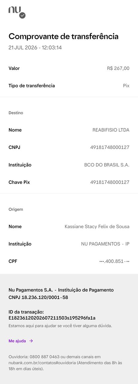 Comprovante PIX