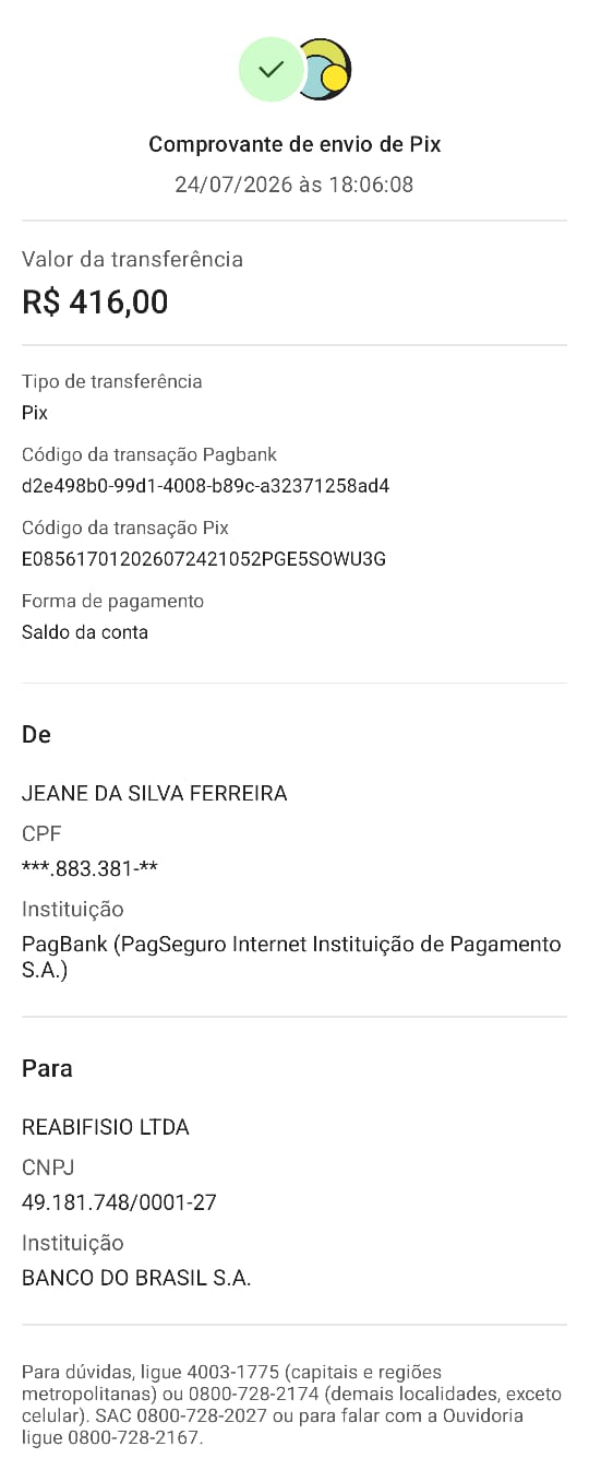 Comprovante PIX