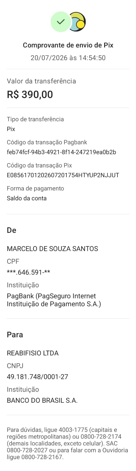 Comprovante PIX