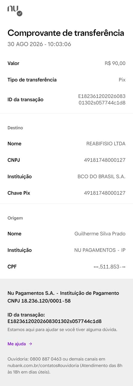 Comprovante PIX