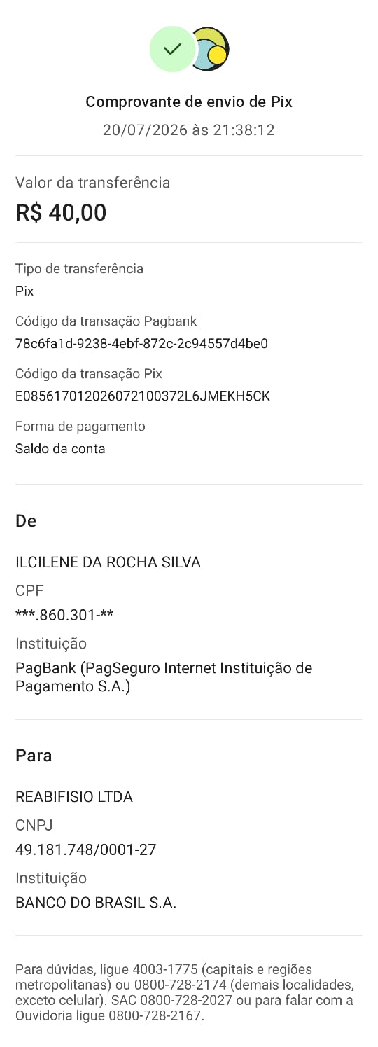 Comprovante PIX