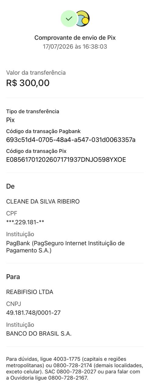 Comprovante PIX