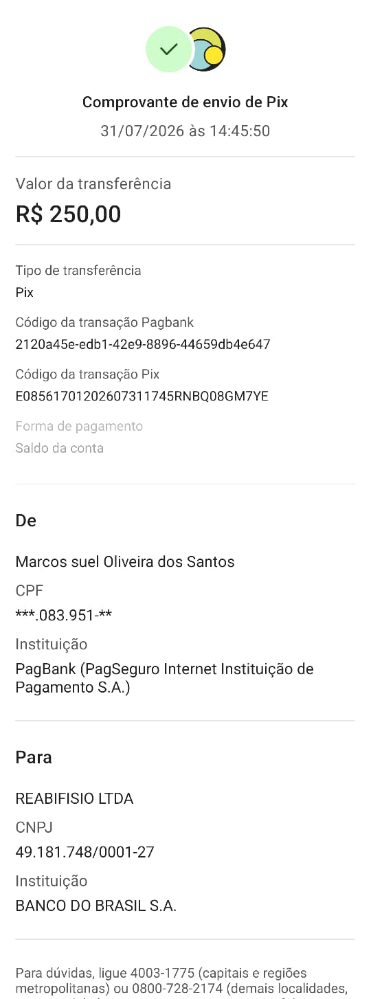Comprovante PIX