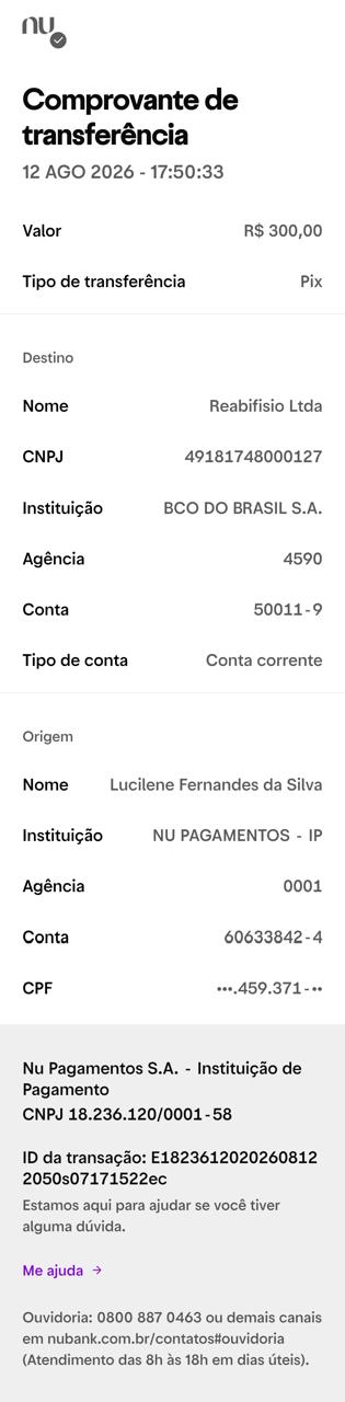Comprovante PIX