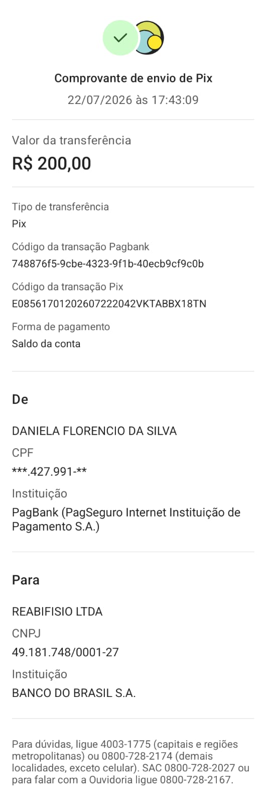 Comprovante PIX