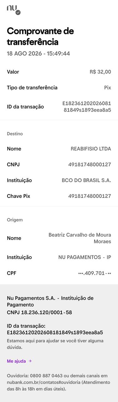 Comprovante PIX
