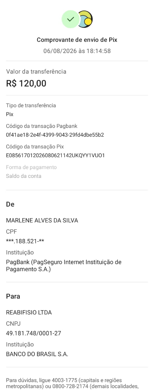 Comprovante PIX
