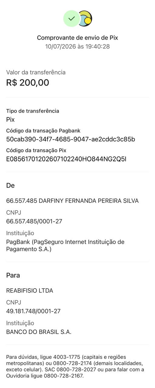 Comprovante PIX