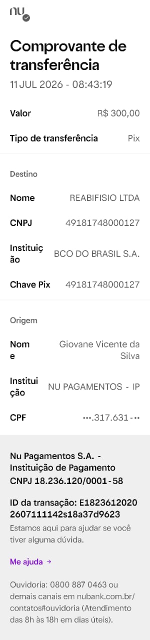 Comprovante PIX