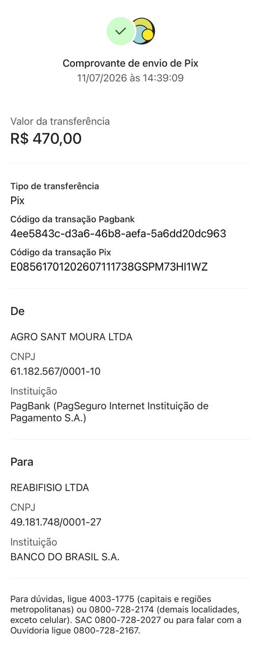 Comprovante PIX