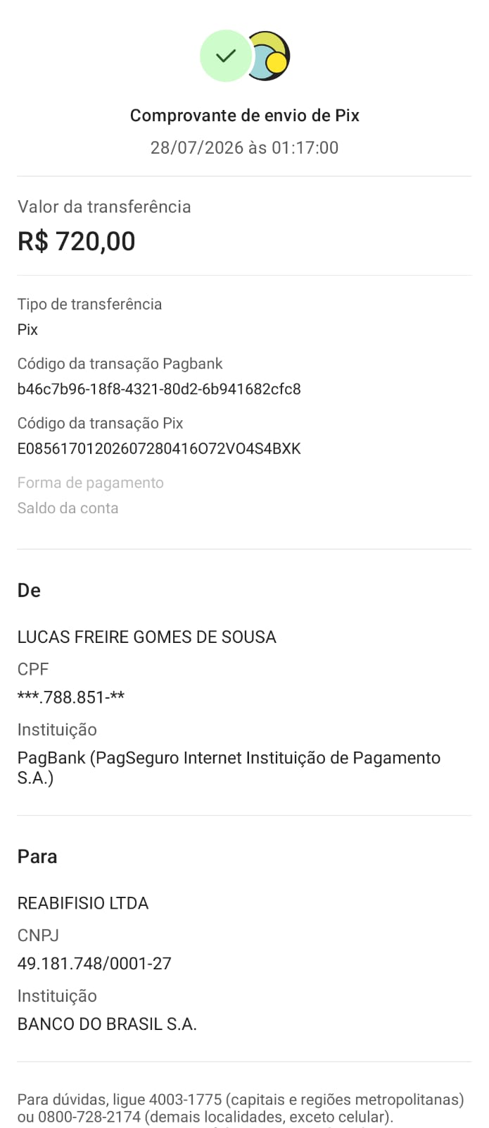 Comprovante PIX