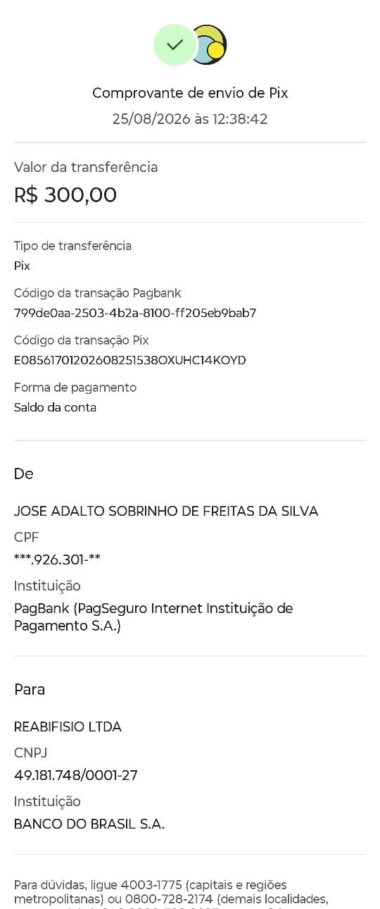 Comprovante PIX