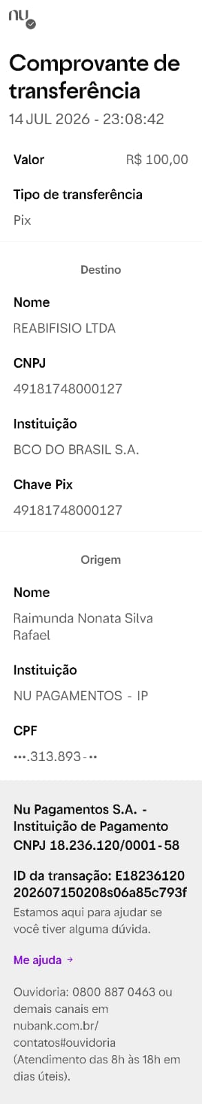 Comprovante PIX