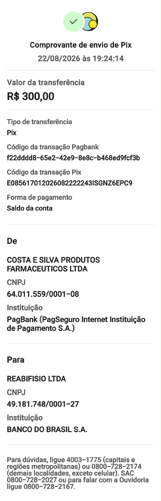 Comprovante PIX