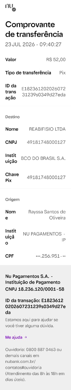 Comprovante PIX