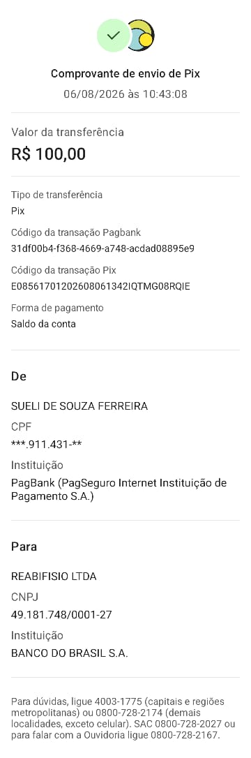 Comprovante PIX